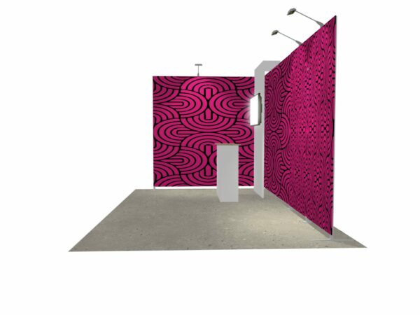 Stand 12m² avec un comptoir et un écran – Image 3