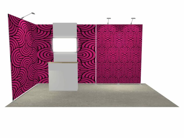 Stand 12m² avec un comptoir et un écran – Image 4