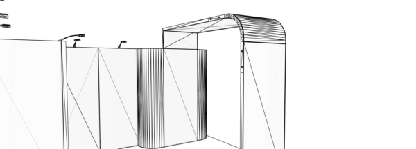 Stand 25m² avec une réserve et une arche – Image 5
