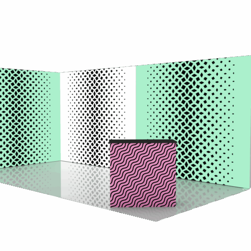 Stand 12m² avec caissons lumineux
