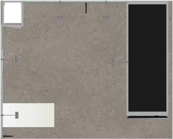 Stand 12m² avec une arche, une petite réserve et une console – Image 5