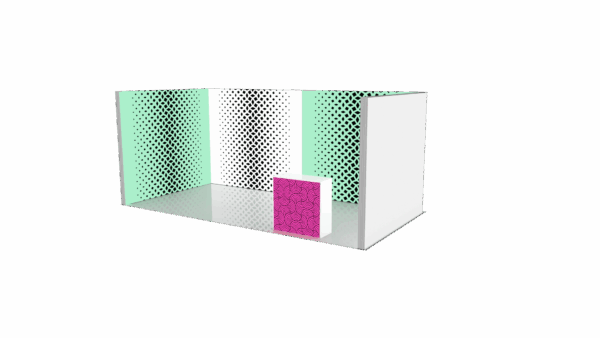 Stand 18m² avec caissons lumineux